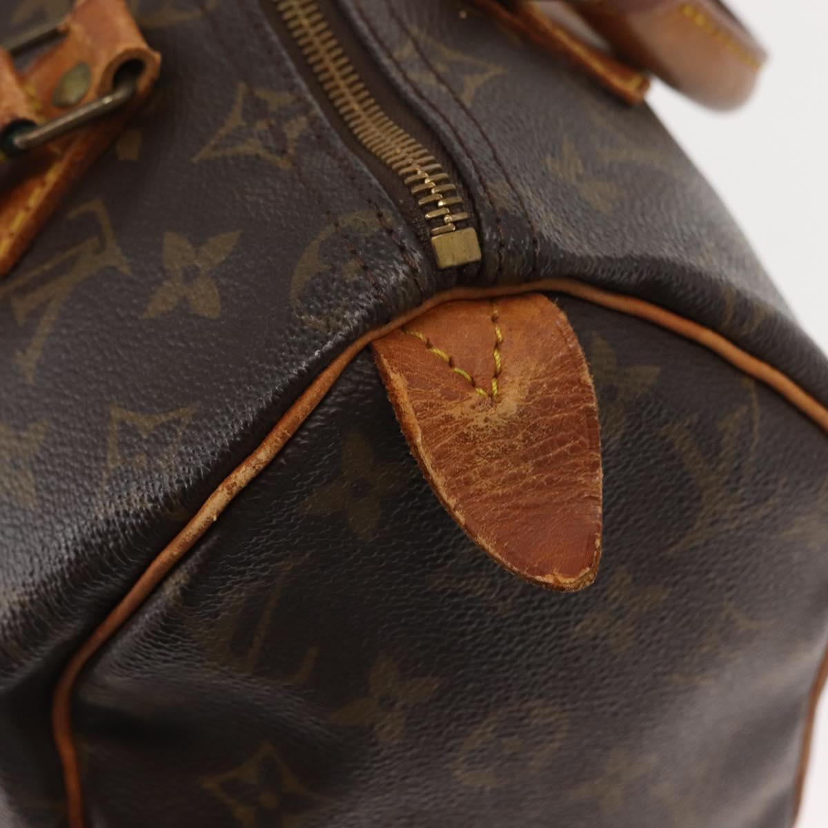 LOUIS VUITTON Monogram Speedy 25 Hand Bag M41528 LV Auth 146904
