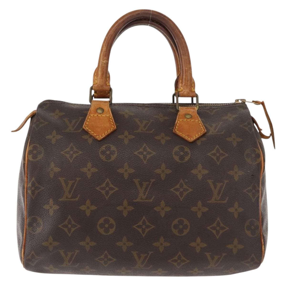 LOUIS VUITTON Monogram Speedy 25 Hand Bag M41528 LV Auth 146904