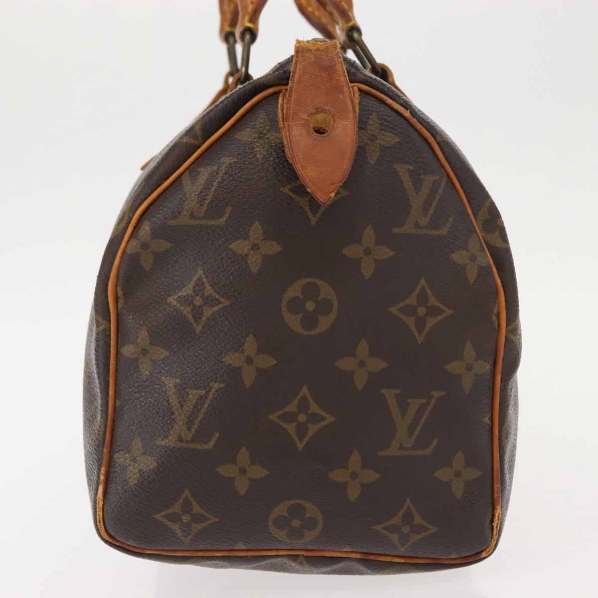 LOUIS VUITTON Monogram Speedy 25 Hand Bag M41528 LV Auth 146904