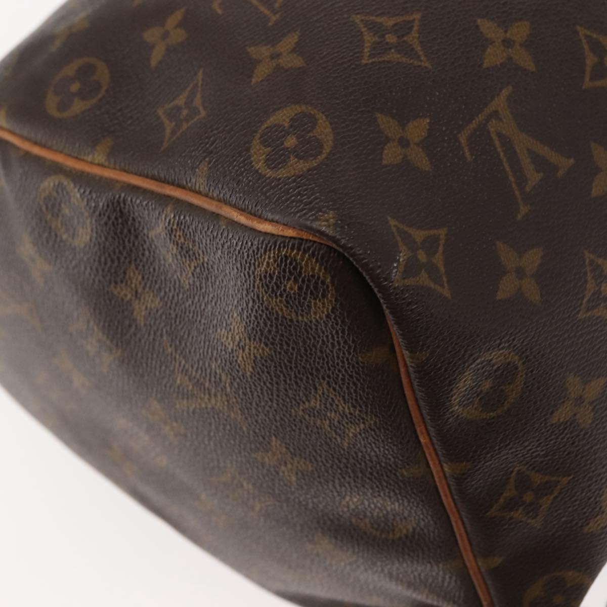 LOUIS VUITTON Monogram Speedy 35 Hand Bag M41524 LV Auth 146906