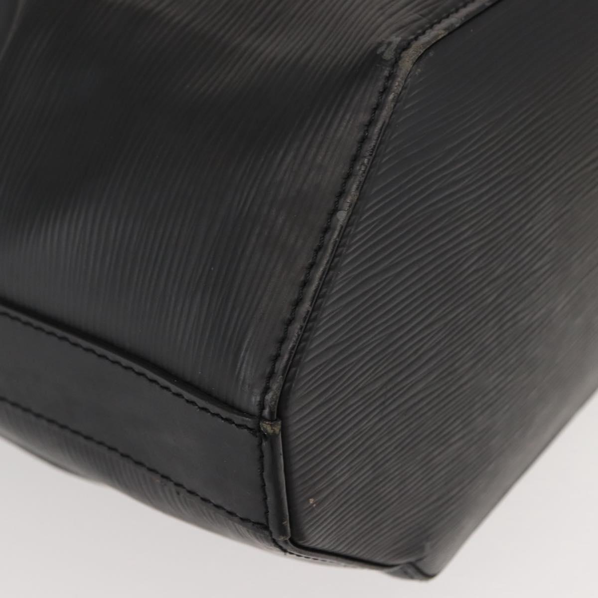 LOUIS VUITTON Epi Sac Depaule GM Shoulder Bag Black M80155 LV Auth 146910