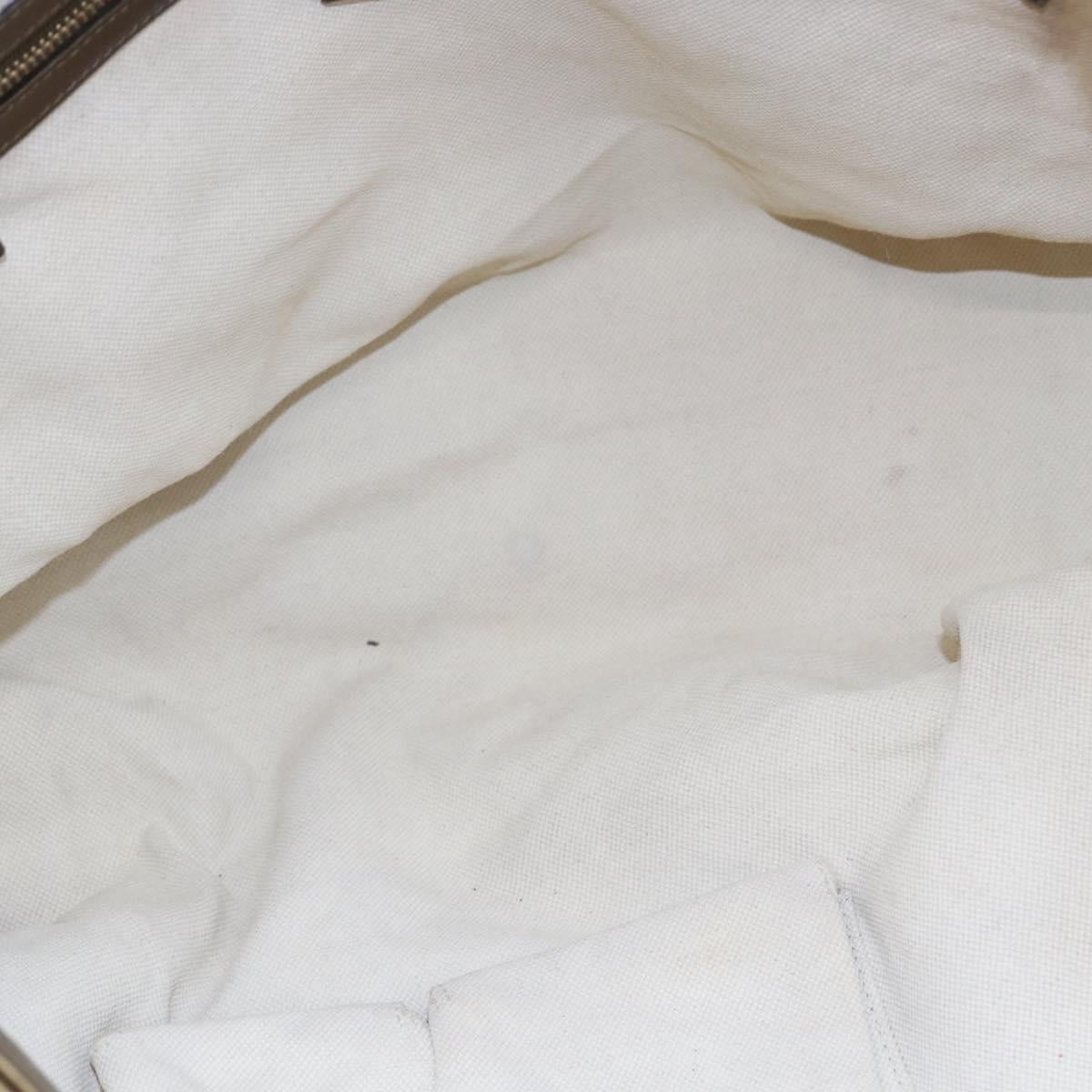 GUCCI GG Canvas Heart Bit Tote Bag Beige Gold 269956 Auth 146912