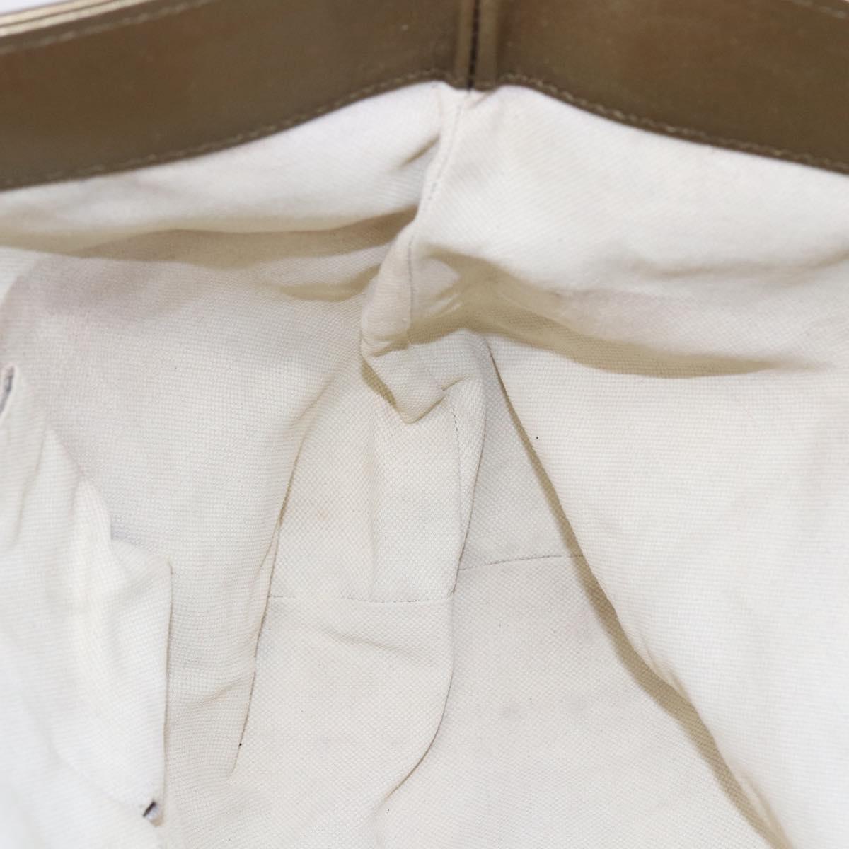 GUCCI GG Canvas Heart Bit Tote Bag Beige Gold 269956 Auth 146912