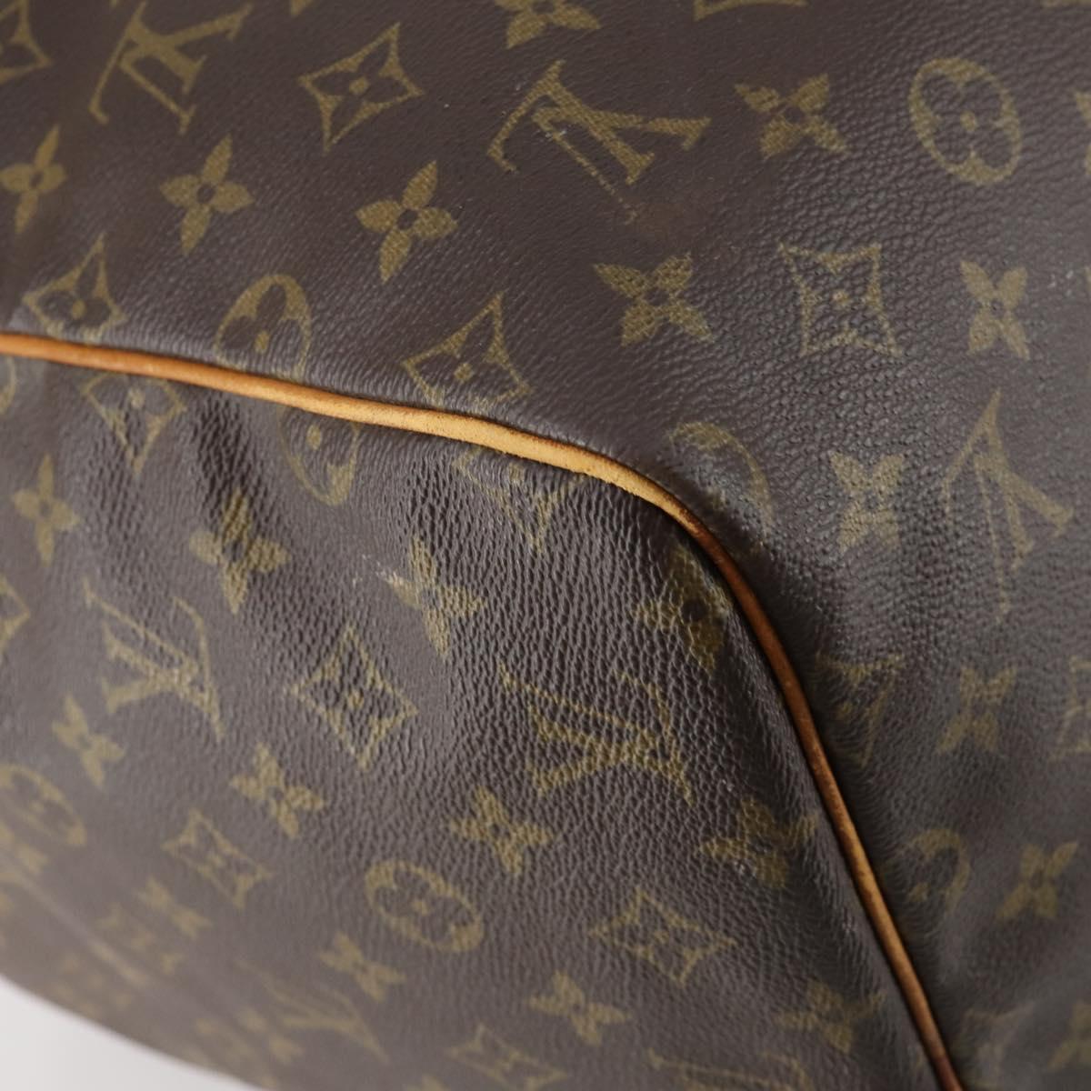 LOUIS VUITTON Monogram Sac Souple 55 Boston Bag M41622 LV Auth 146922