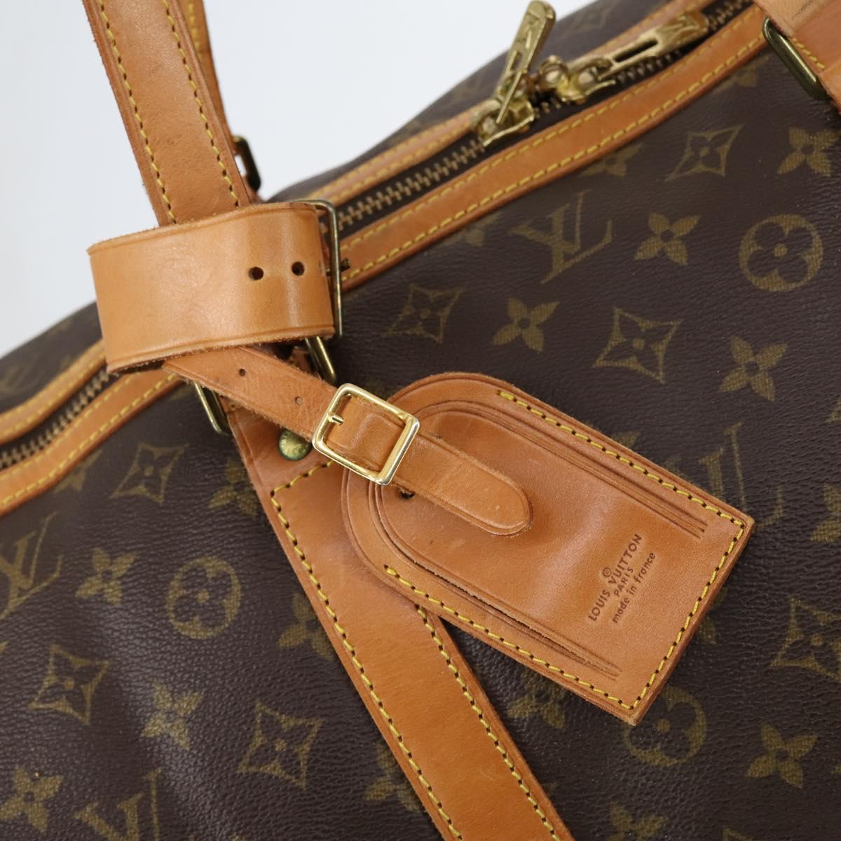 LOUIS VUITTON Monogram Sac Souple 55 Boston Bag M41622 LV Auth 146922