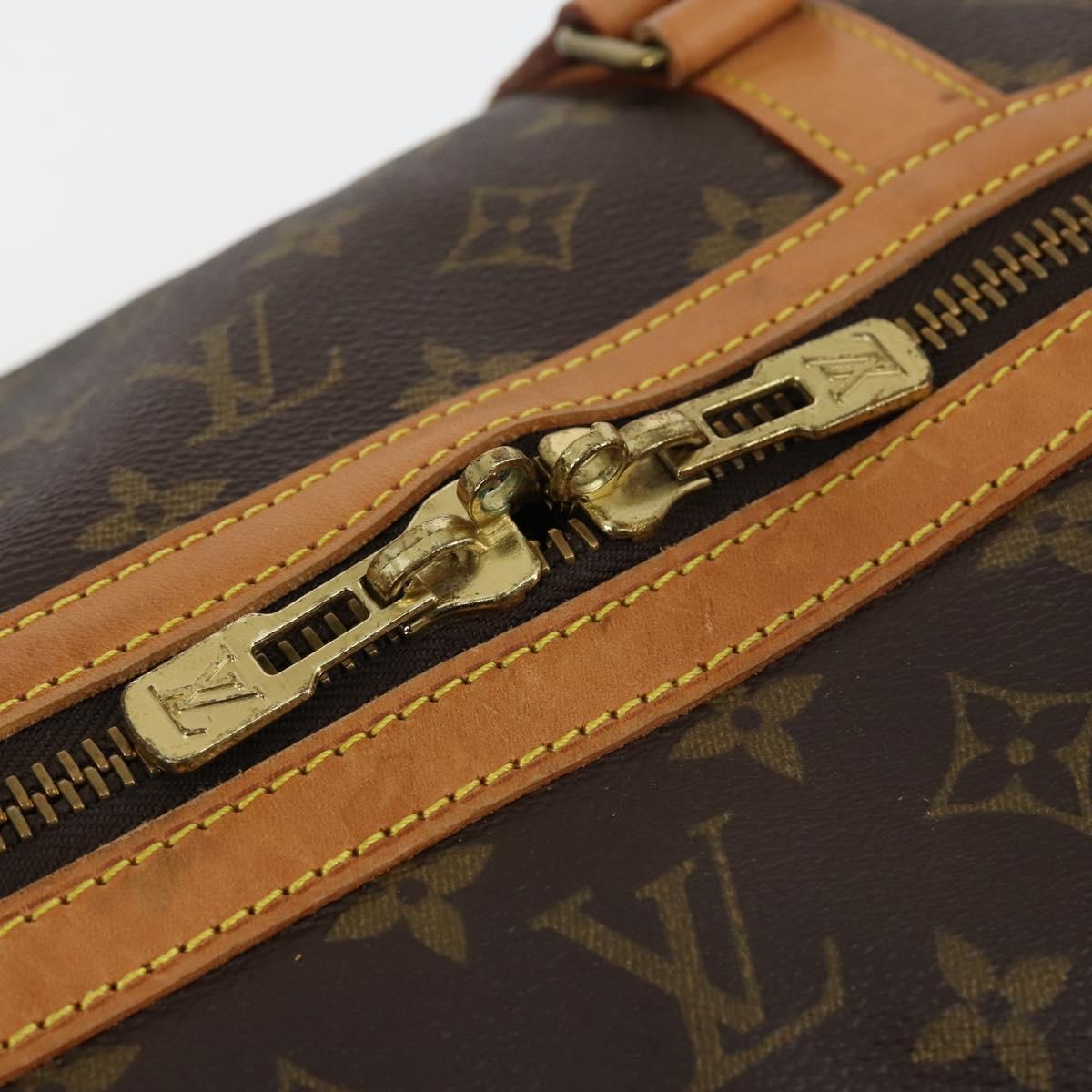 LOUIS VUITTON Monogram Sac Souple 55 Boston Bag M41622 LV Auth 146922
