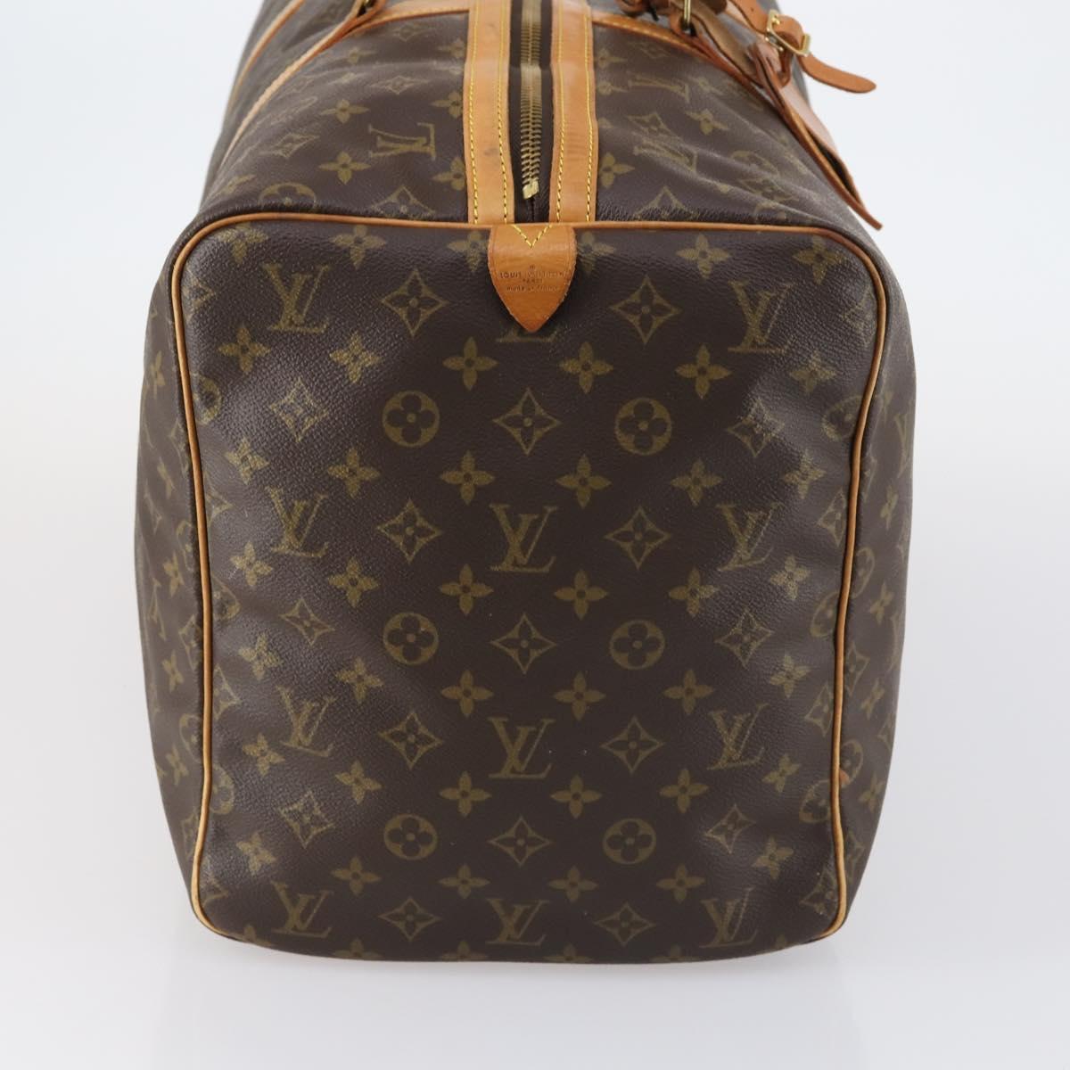 LOUIS VUITTON Monogram Sac Souple 55 Boston Bag M41622 LV Auth 146922