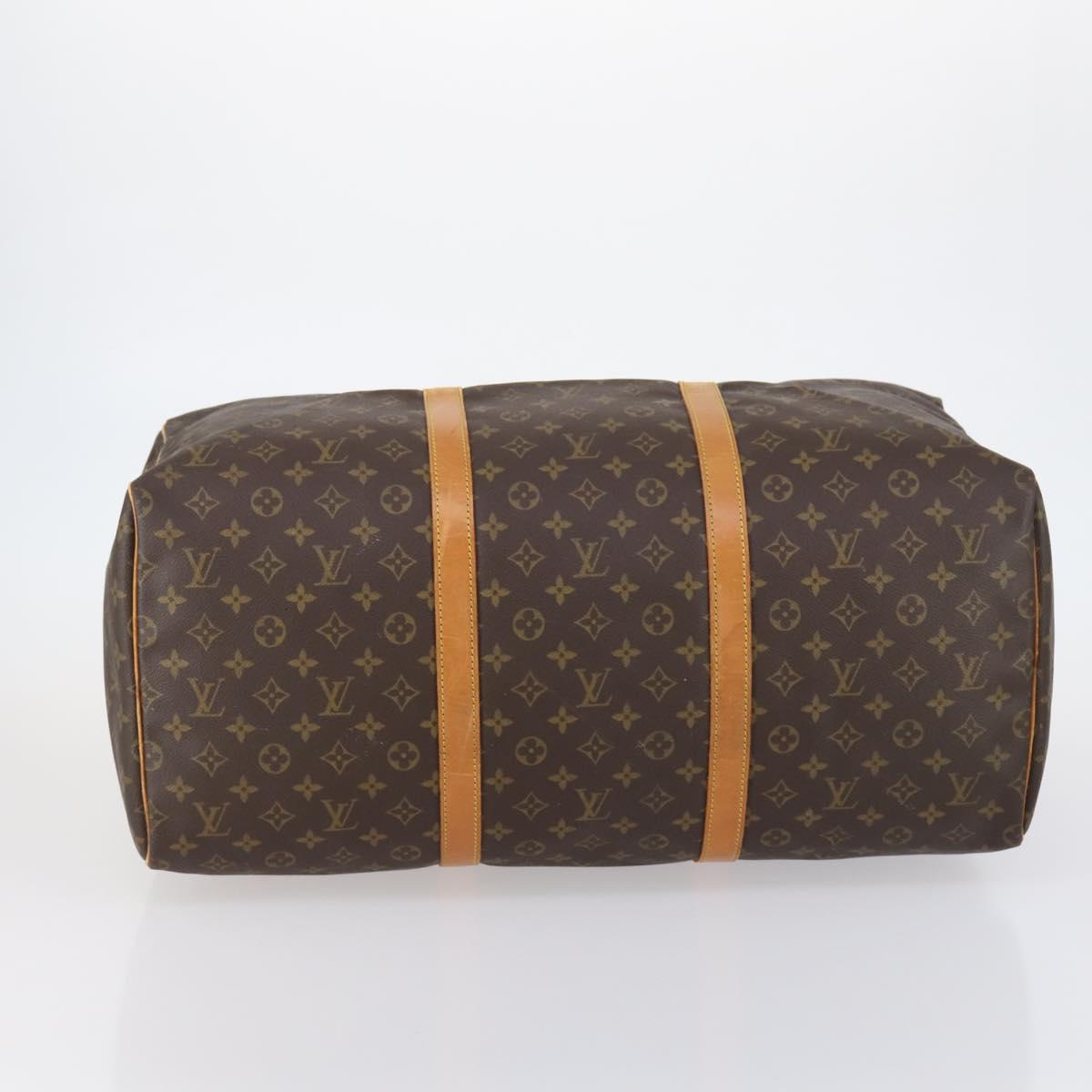 LOUIS VUITTON Monogram Sac Souple 55 Boston Bag M41622 LV Auth 146922