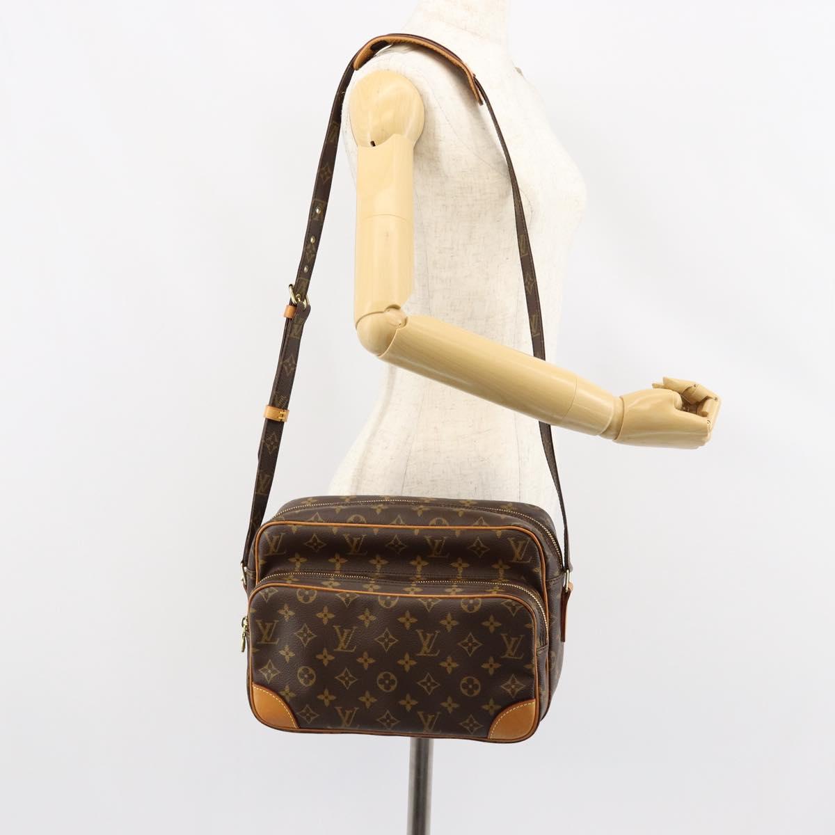 LOUIS VUITTON Monogram Nile Shoulder Bag M45244 LV Auth 146936V
