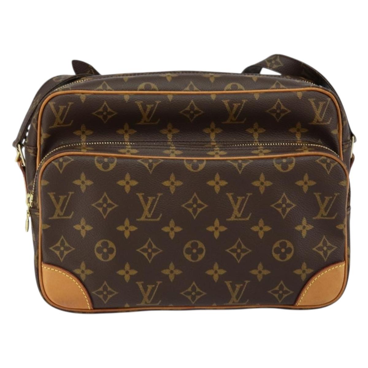 LOUIS VUITTON Monogram Nile Shoulder Bag M45244 LV Auth 146936V