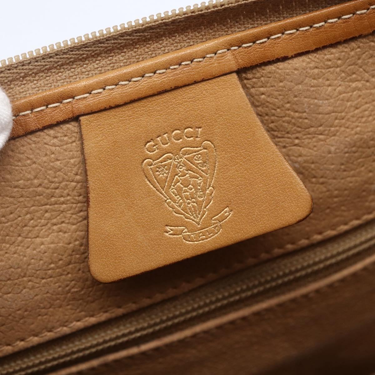 GUCCI Micro GG Supreme Clutch Bag PVC Beige 17 039 1995 Auth 146941