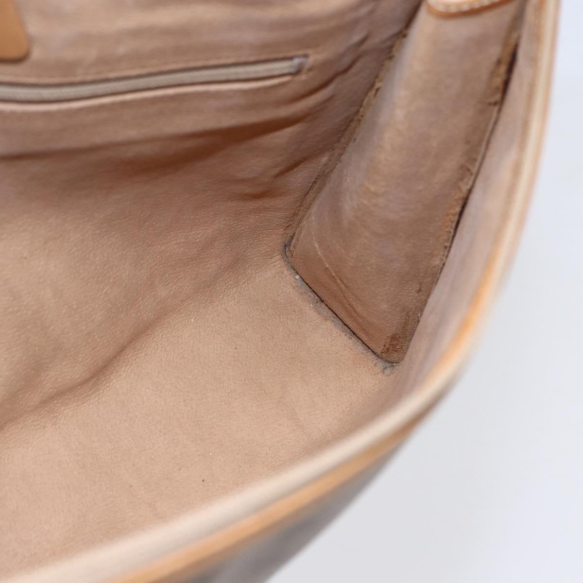 GUCCI Micro GG Supreme Clutch Bag PVC Beige 17 039 1995 Auth 146941