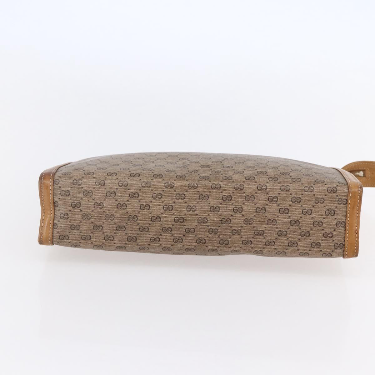 GUCCI Micro GG Supreme Clutch Bag PVC Beige 17 039 1995 Auth 146941