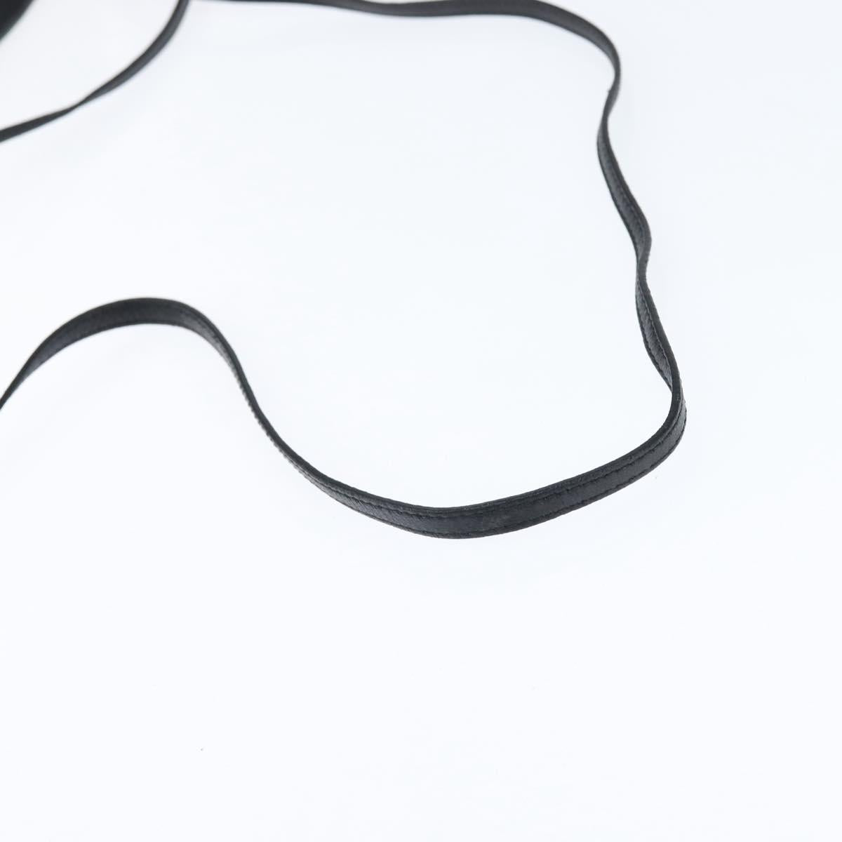 Chloe Lily Shoulder Bag Leather 2way Black Gold Auth 146949