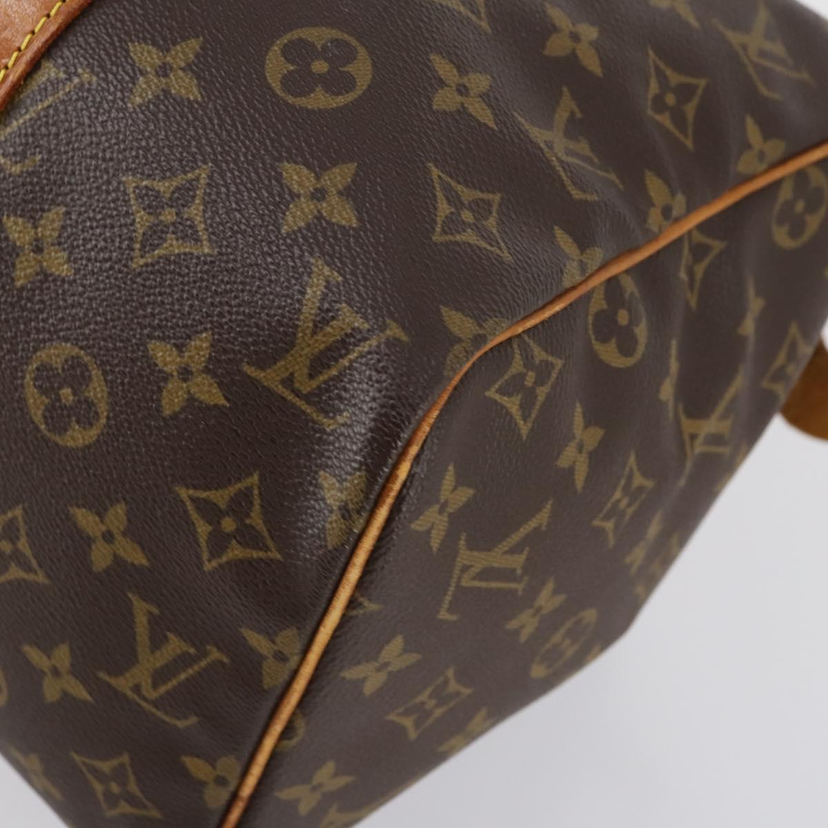 LOUIS VUITTON Monogram Sac Souple 35 Boston Bag M41626 LV Auth 146967