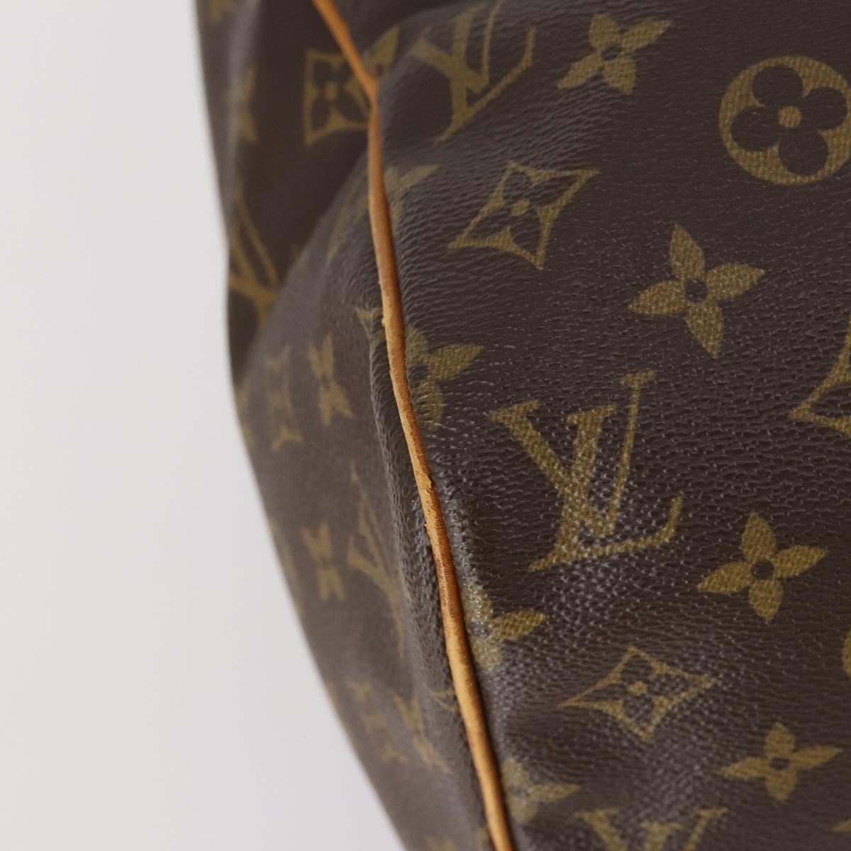 LOUIS VUITTON Monogram Sac Souple 35 Boston Bag M41626 LV Auth 146967