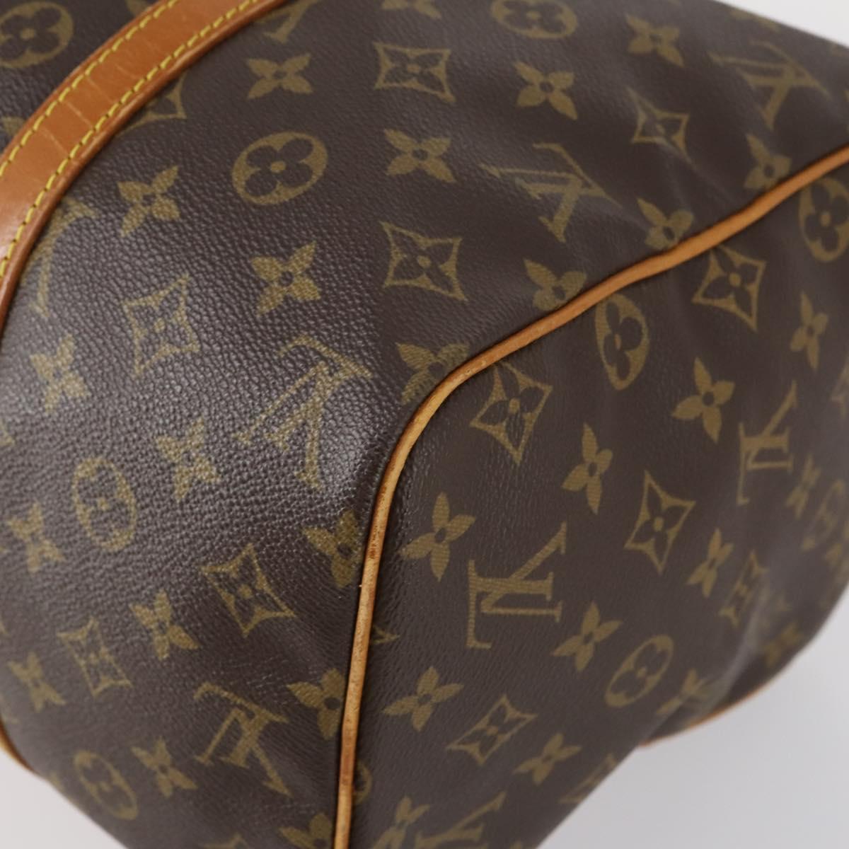 LOUIS VUITTON Monogram Sac Souple 35 Boston Bag M41626 LV Auth 146967