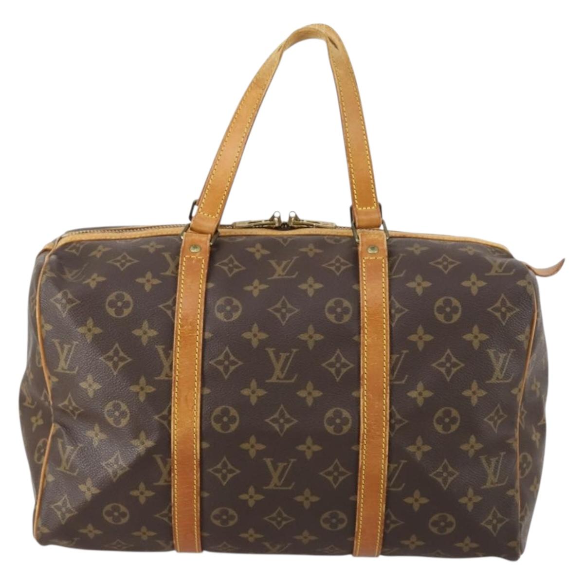 LOUIS VUITTON Monogram Sac Souple 35 Boston Bag M41626 LV Auth 146967