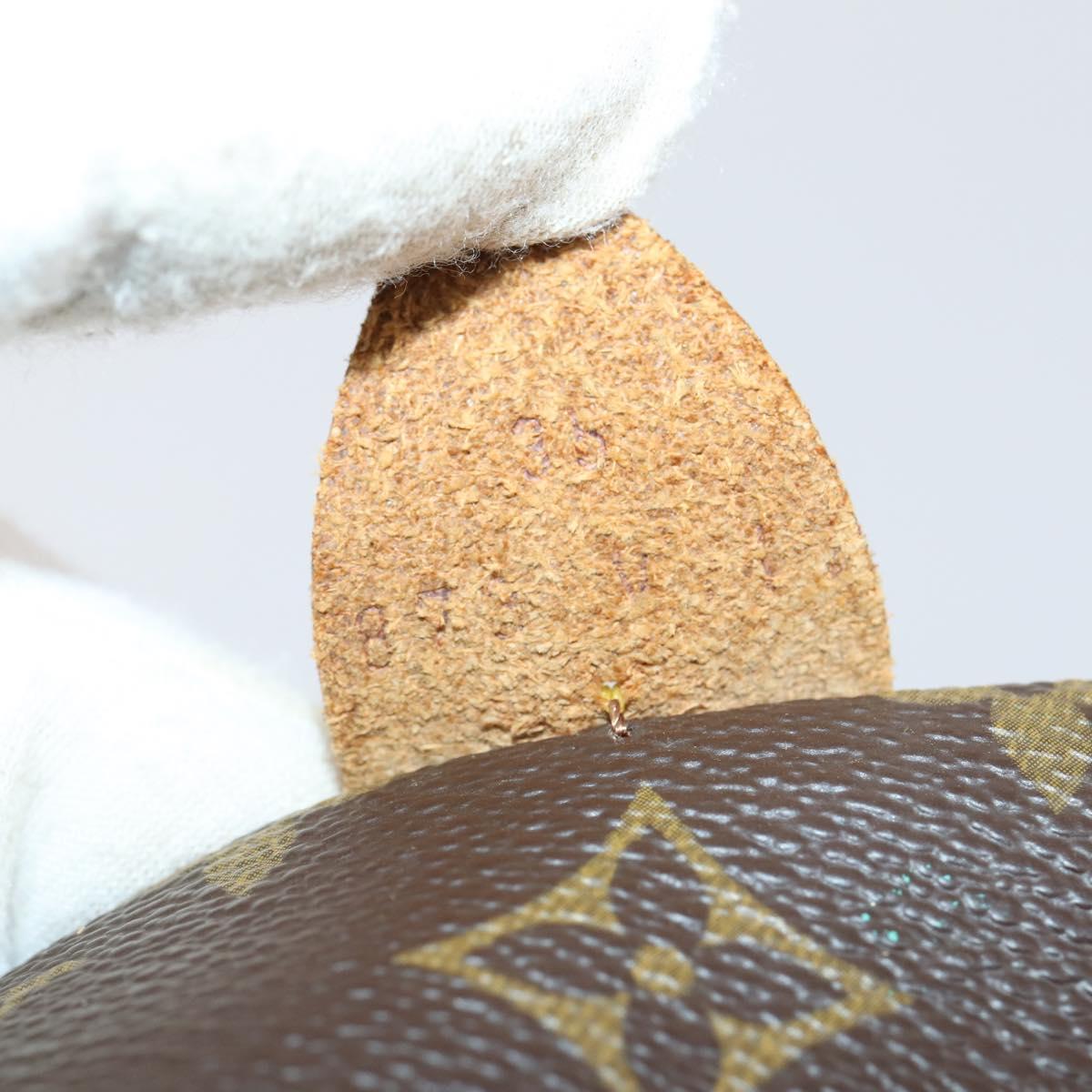 LOUIS VUITTON Monogram Sac Souple 35 Boston Bag M41626 LV Auth 146967