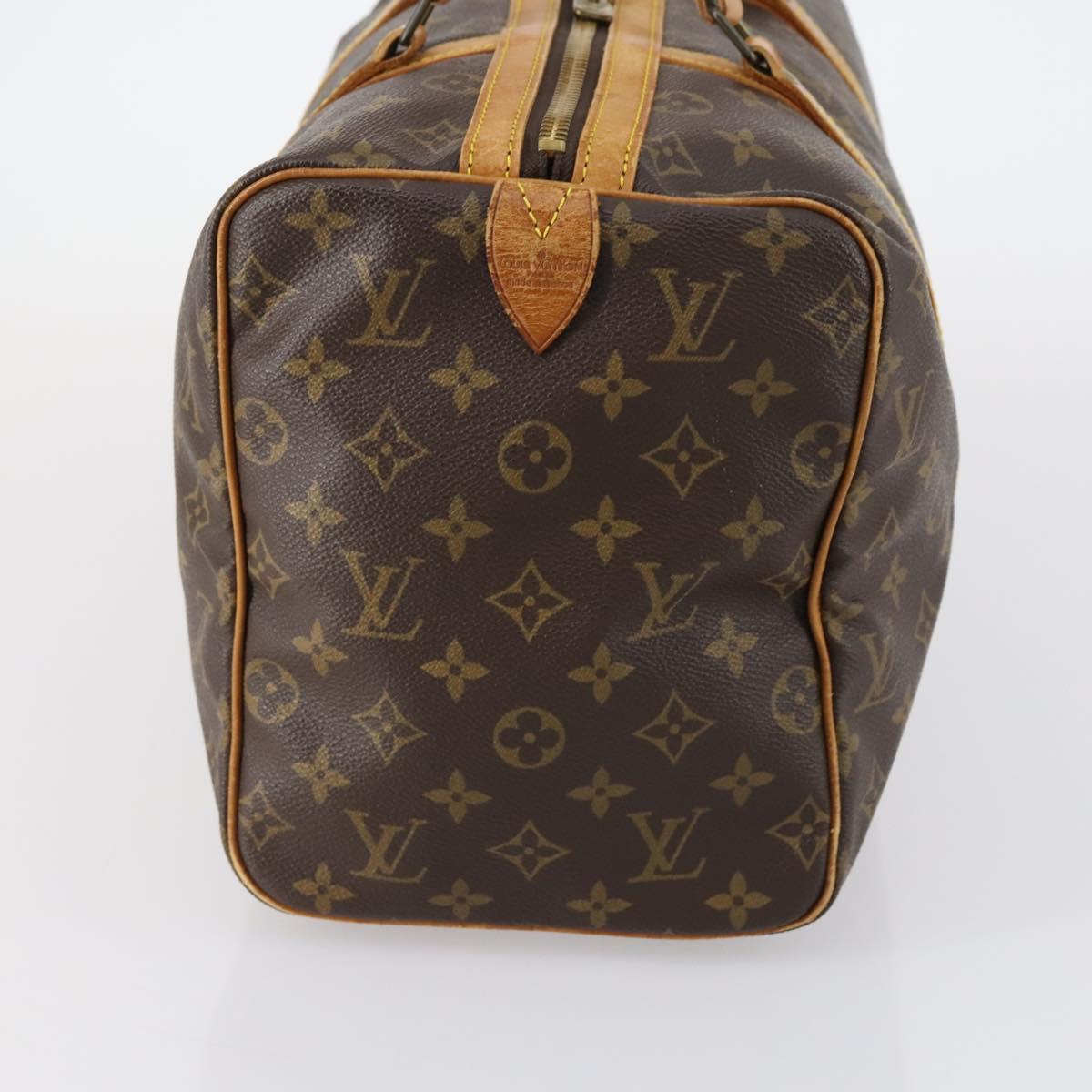 LOUIS VUITTON Monogram Sac Souple 35 Boston Bag M41626 LV Auth 146967