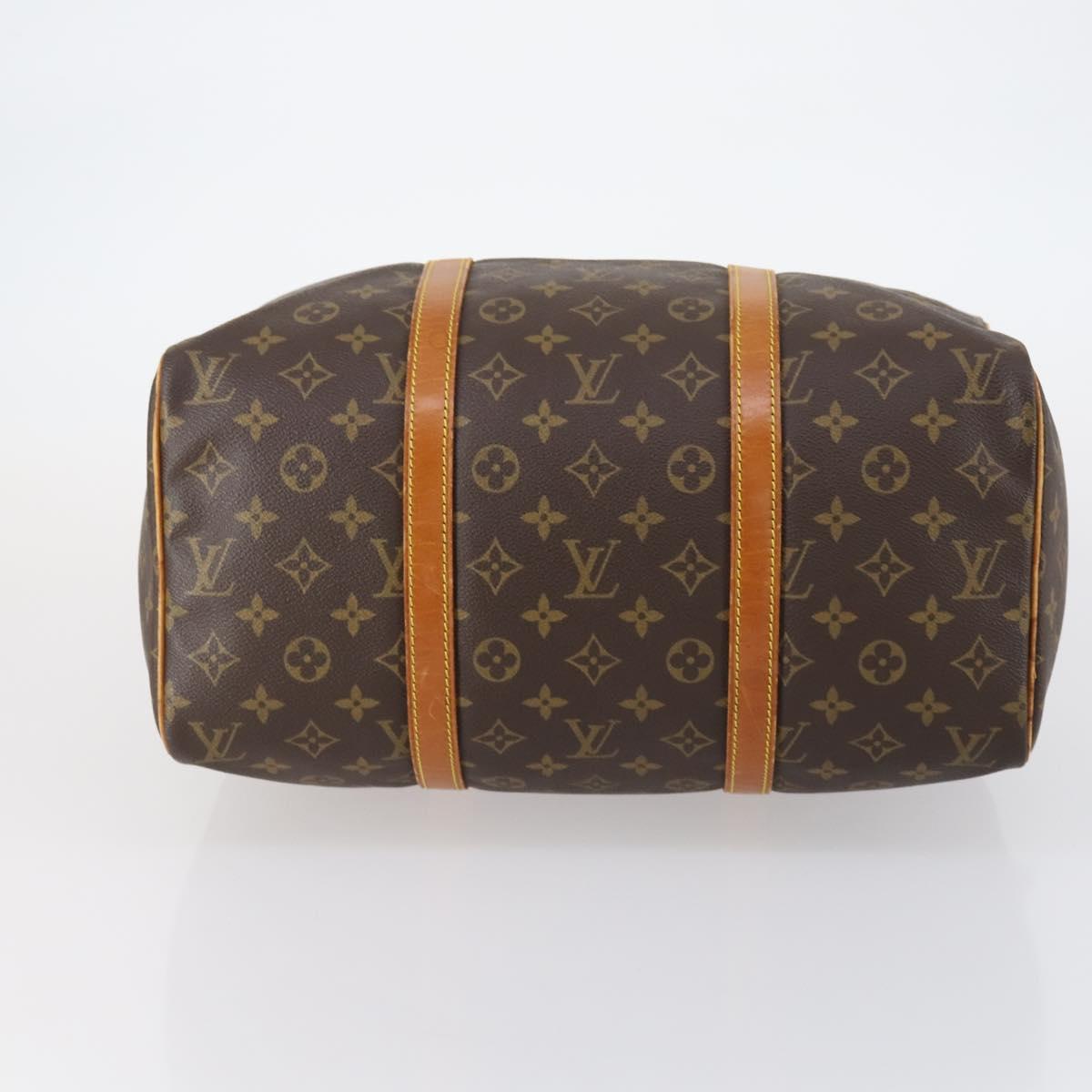 LOUIS VUITTON Monogram Sac Souple 35 Boston Bag M41626 LV Auth 146967