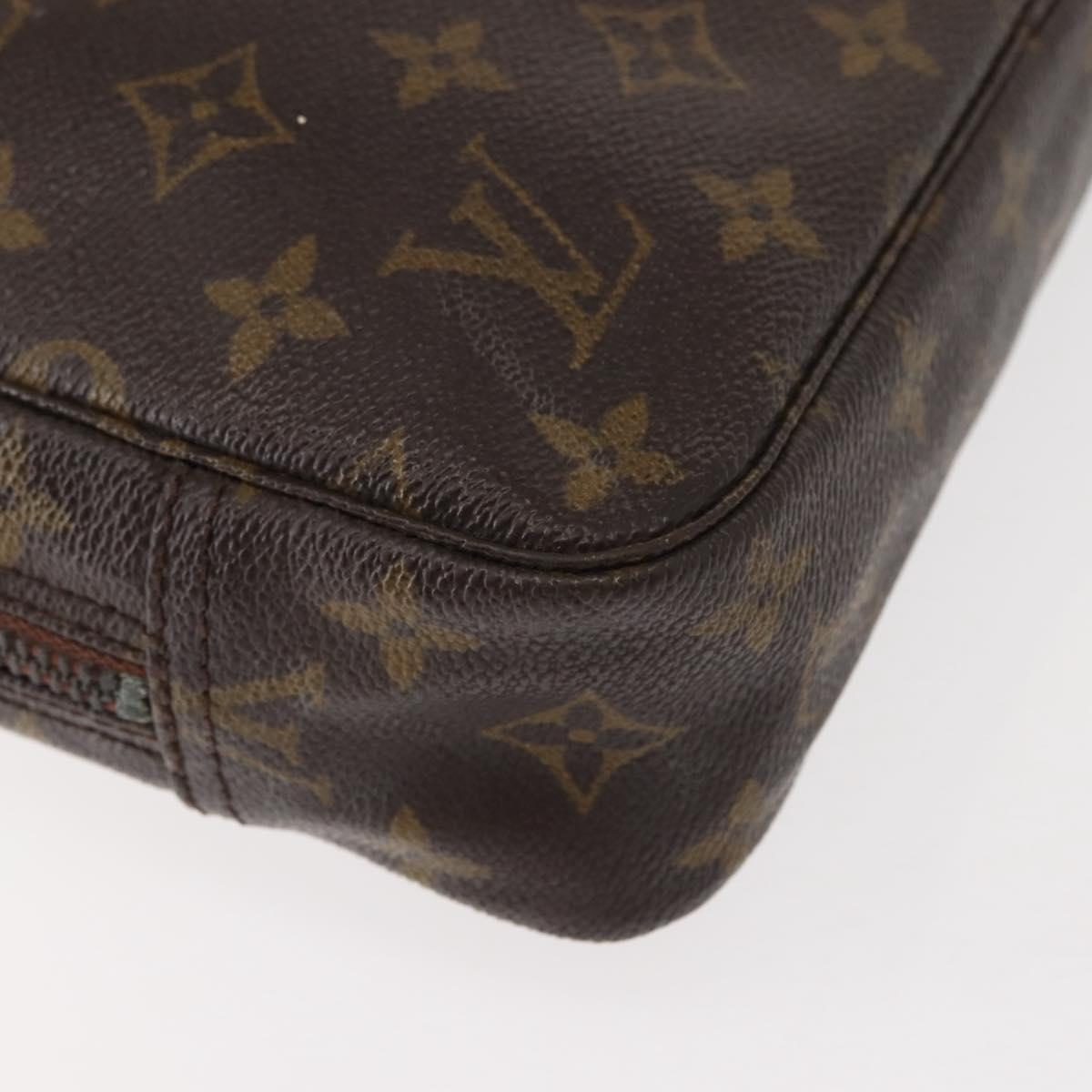 LOUIS VUITTON Monogram Trousse Toilette 23 Clutch Bag M47524 LV Auth 146972