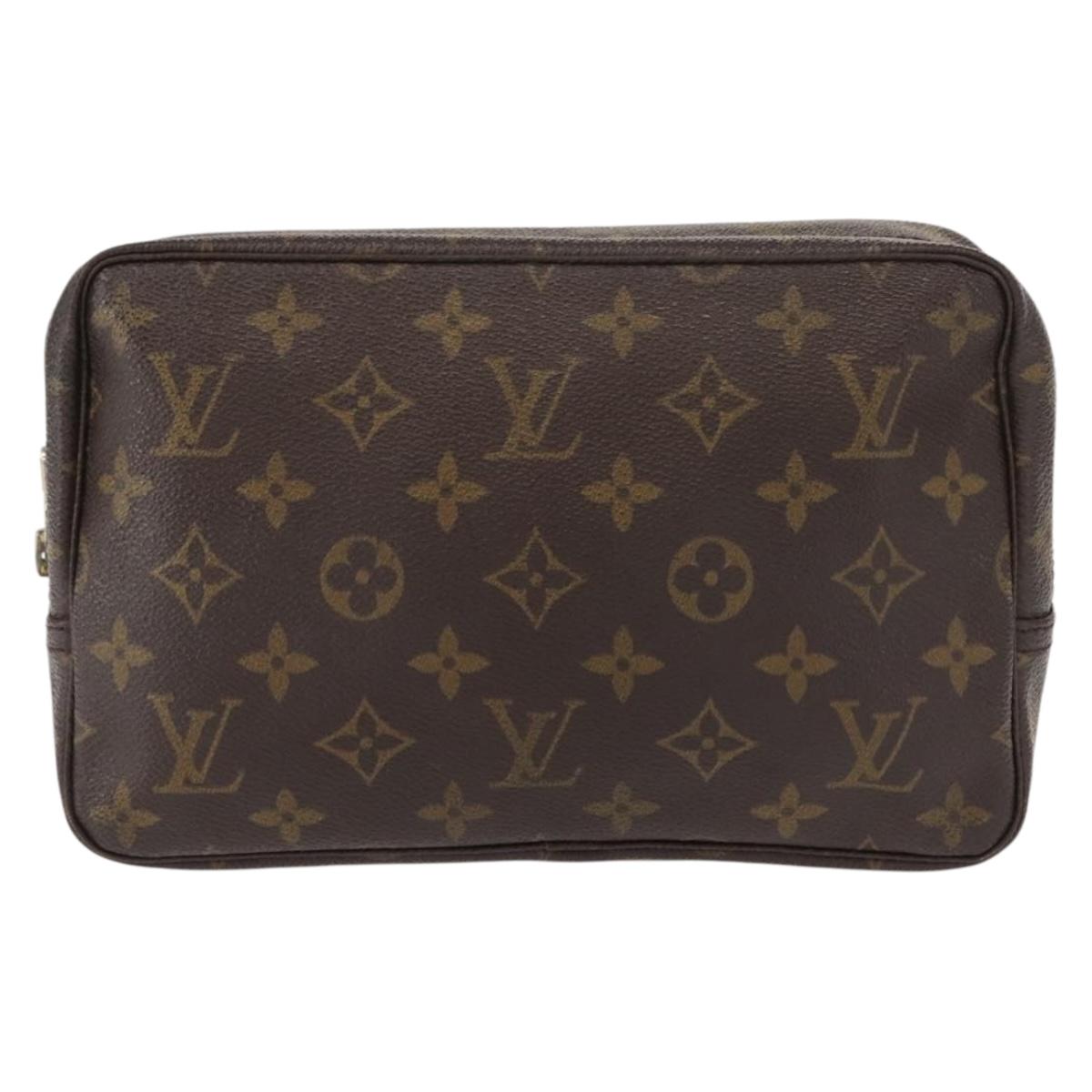 LOUIS VUITTON Monogram Trousse Toilette 23 Clutch Bag M47524 LV Auth 146972