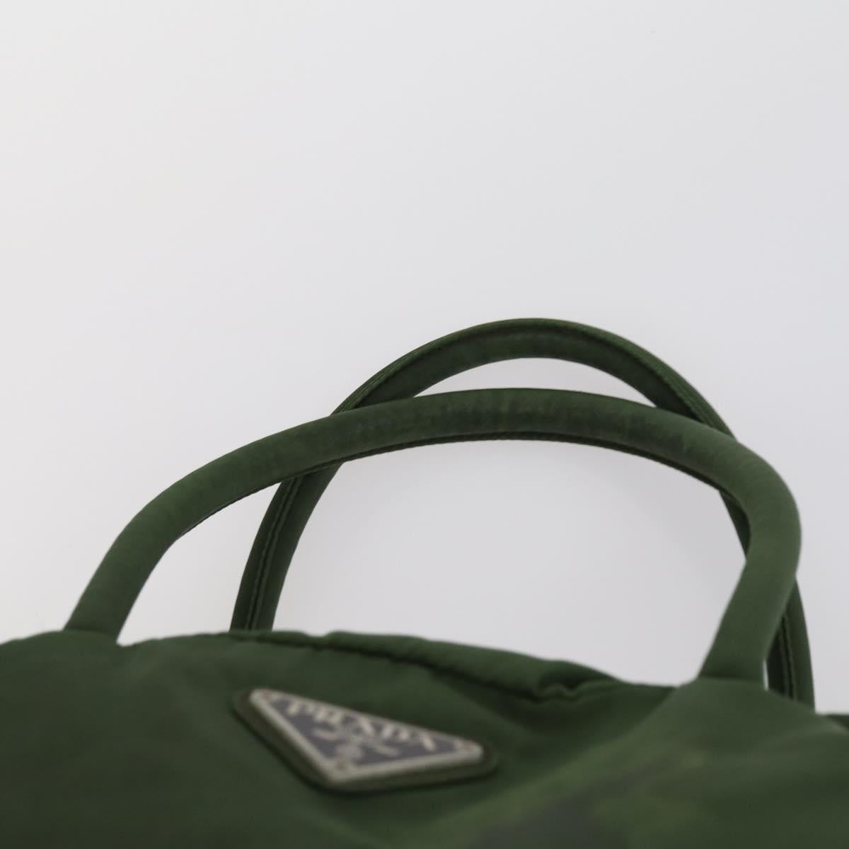 PRADA Tote Bag Nylon 3Set Green Blue Auth 146985