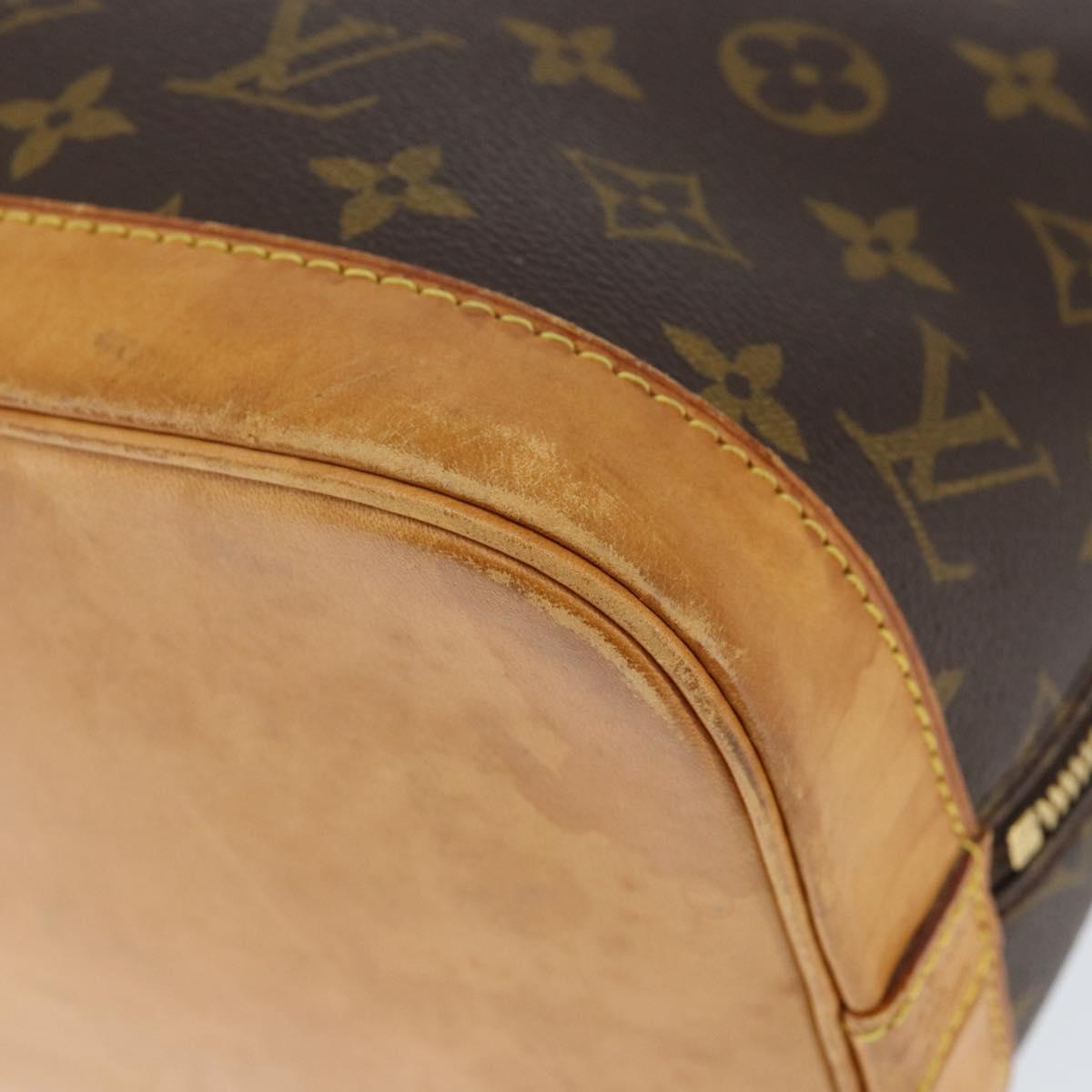 LOUIS VUITTON Monogram Alma Hand Bag M51130 LV Auth 146987