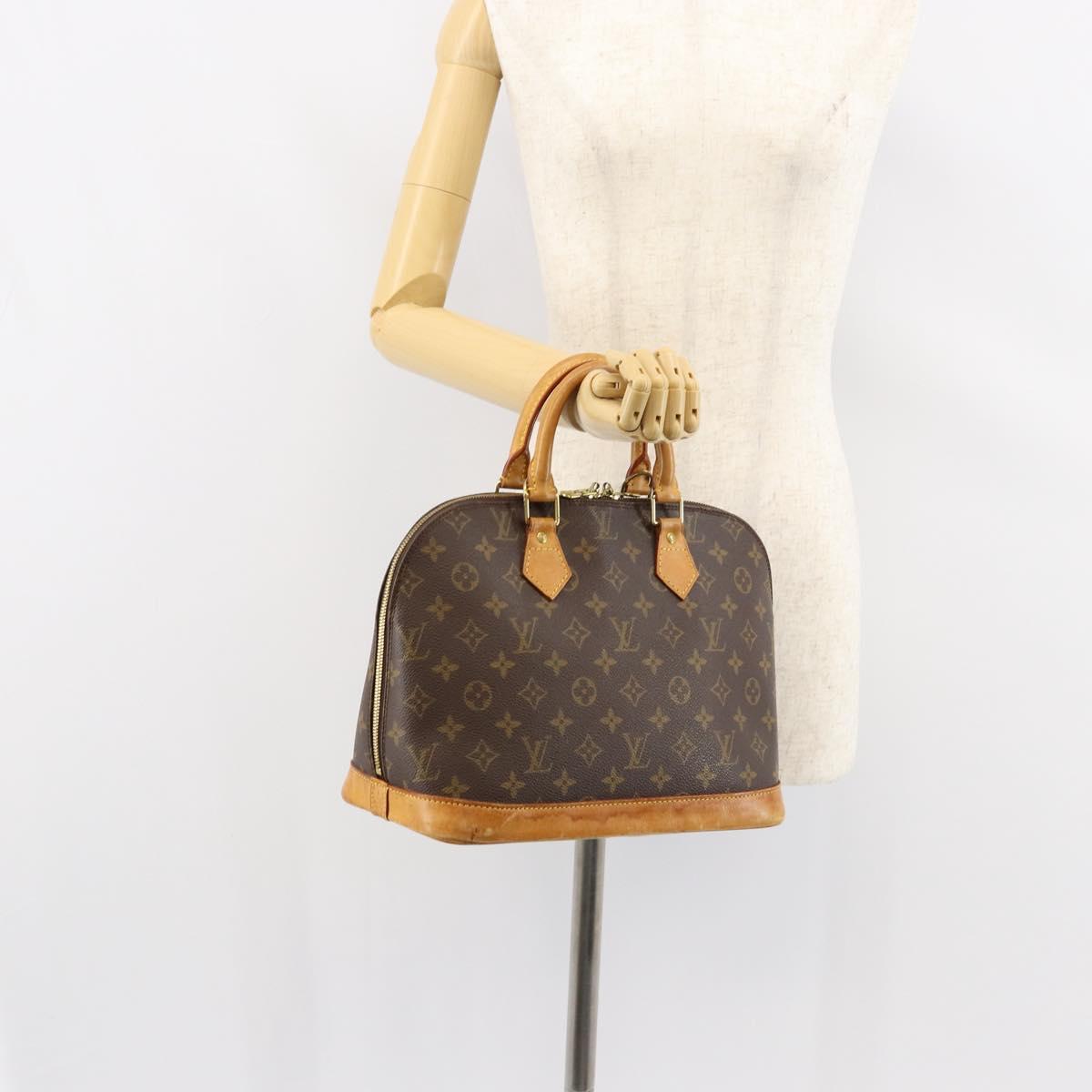 LOUIS VUITTON Monogram Alma Hand Bag M51130 LV Auth 146987