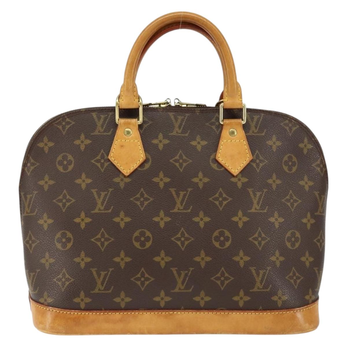 LOUIS VUITTON Monogram Alma Hand Bag M51130 LV Auth 146987