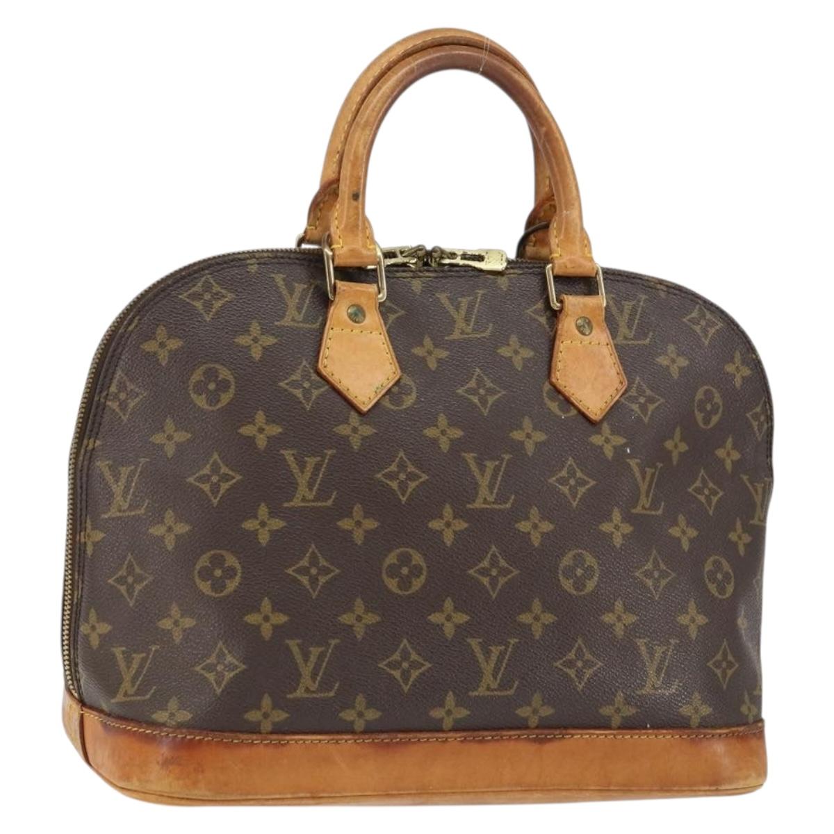 LOUIS VUITTON Monogram Alma Hand Bag M51130 LV Auth 146988