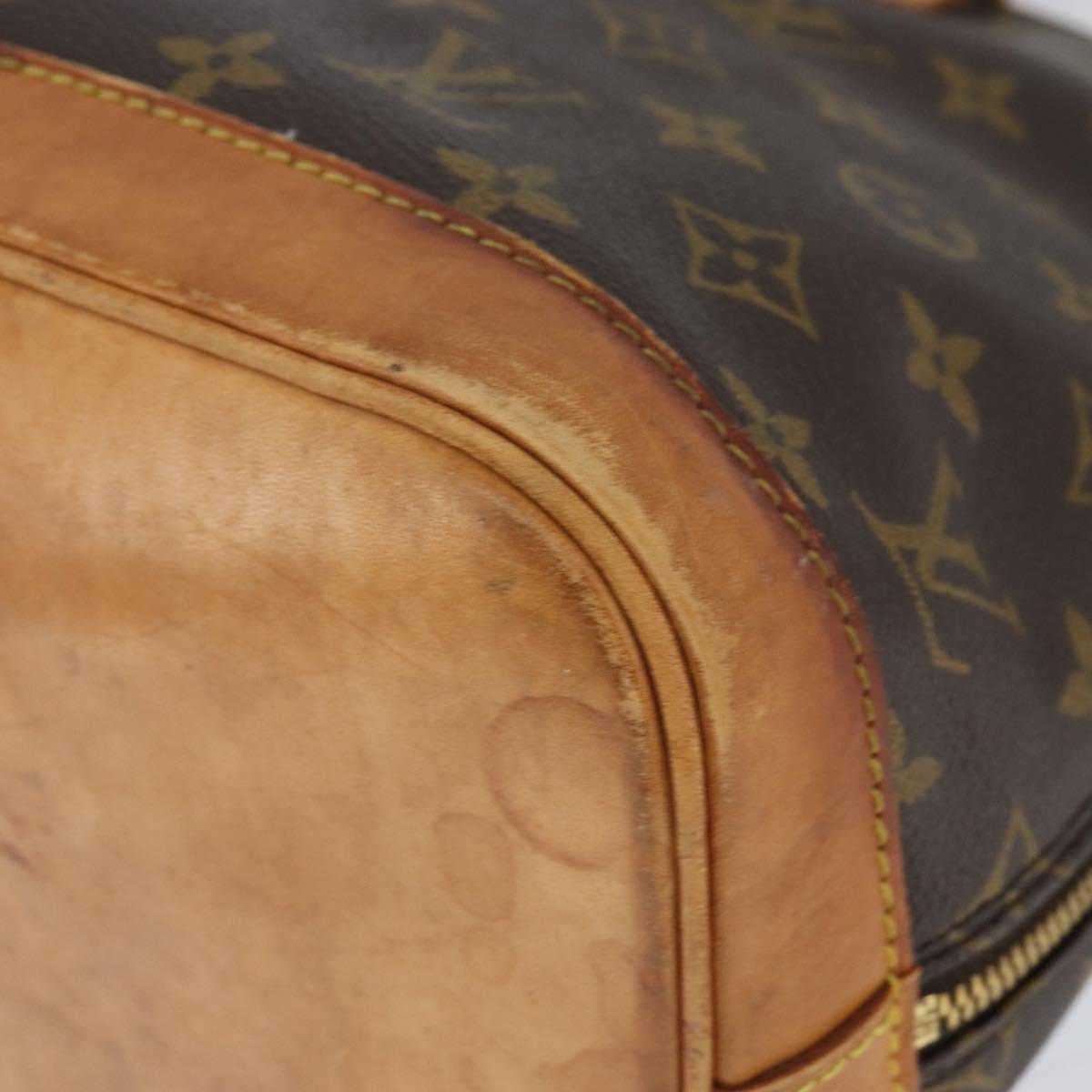 LOUIS VUITTON Monogram Alma Hand Bag M51130 LV Auth 146988