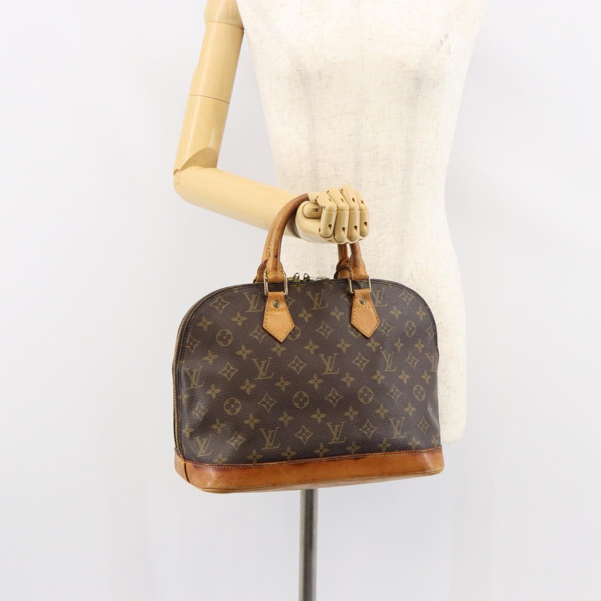 LOUIS VUITTON Monogram Alma Hand Bag M51130 LV Auth 146988