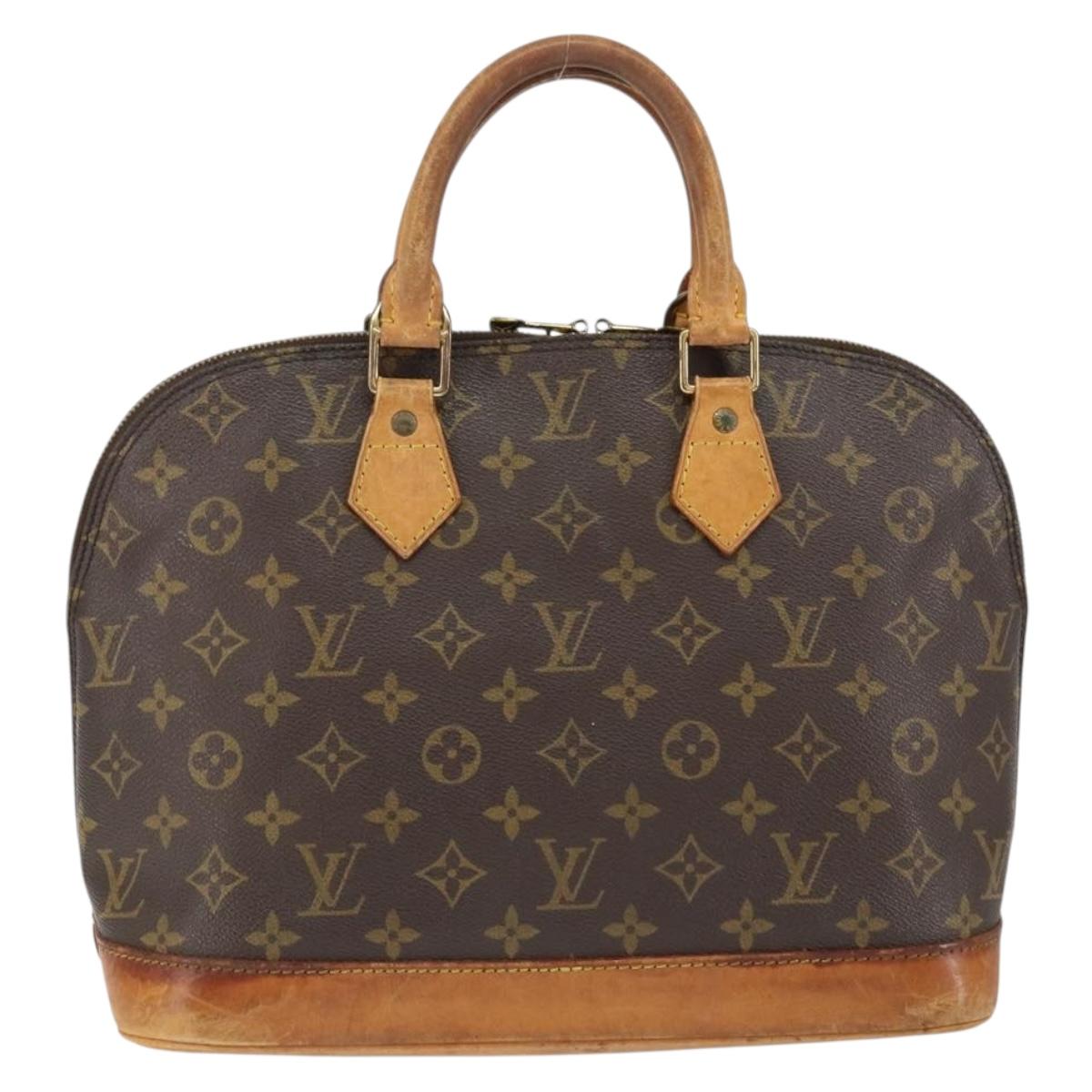 LOUIS VUITTON Monogram Alma Hand Bag M51130 LV Auth 146988