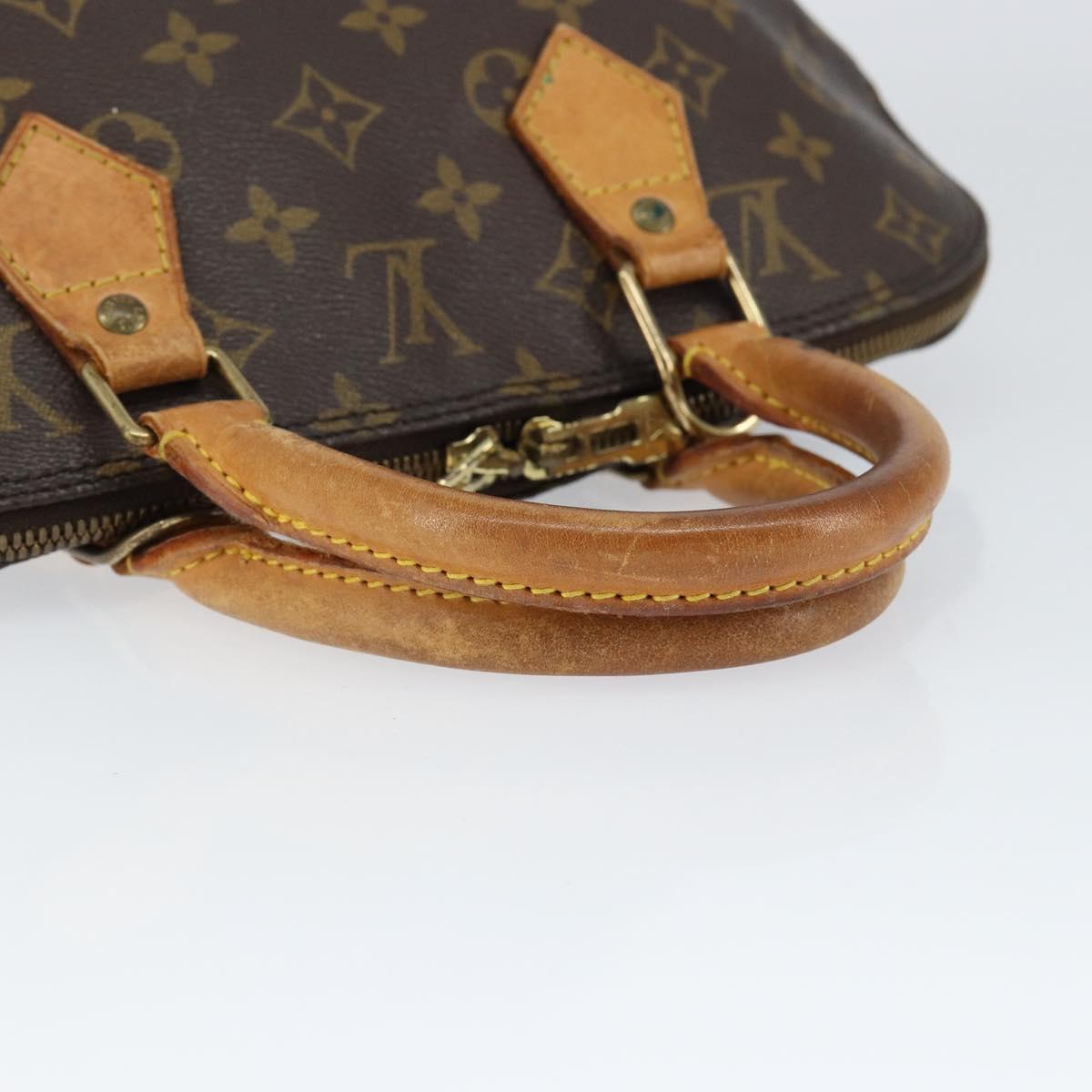 LOUIS VUITTON Monogram Alma Hand Bag M51130 LV Auth 146988