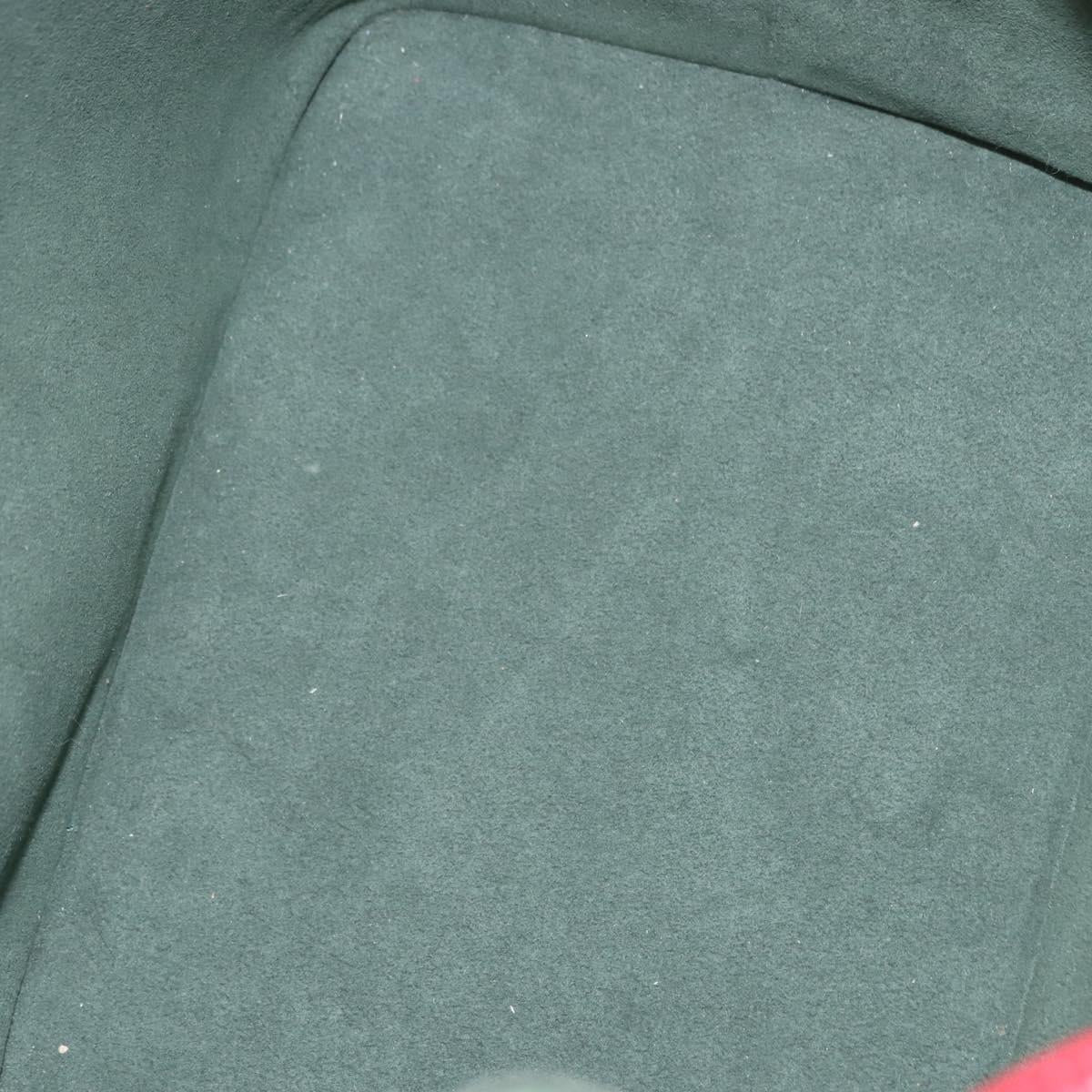 LOUIS VUITTON Epi Petit Noe Shoulder Bag bicolor Green Red M44147 LV Auth 146993