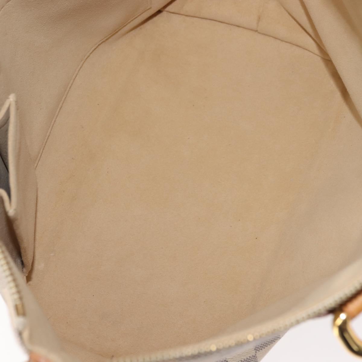 LOUIS VUITTON Damier Azur Saleya PM Tote Bag N51186 LV Auth 146995