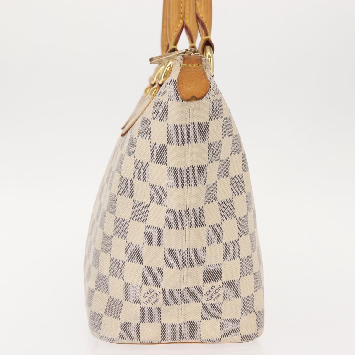 LOUIS VUITTON Damier Azur Saleya PM Tote Bag N51186 LV Auth 146995
