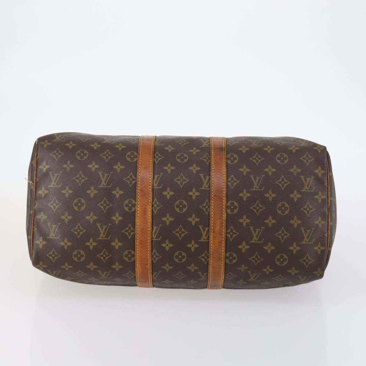 LOUIS VUITTON Monogram Keepall 45 Boston Bag M41428 LV Auth 147006