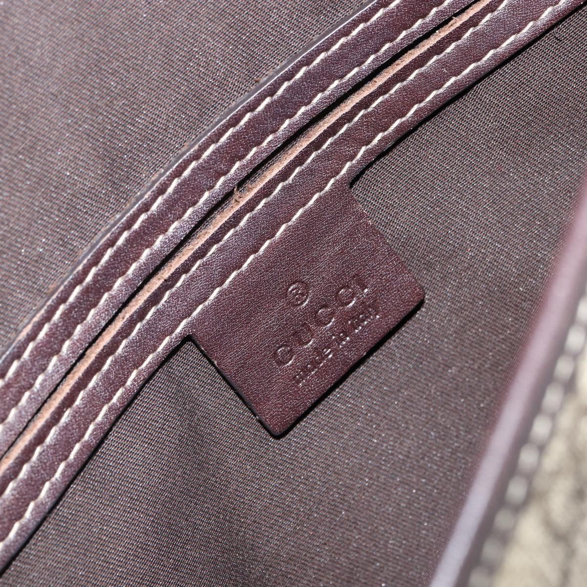 GUCCI GG Supreme Shoulder Bag PVC Beige Gold 223666 Auth 147008