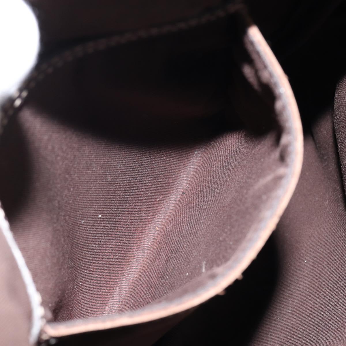 GUCCI GG Supreme Shoulder Bag PVC Beige Gold 223666 Auth 147008