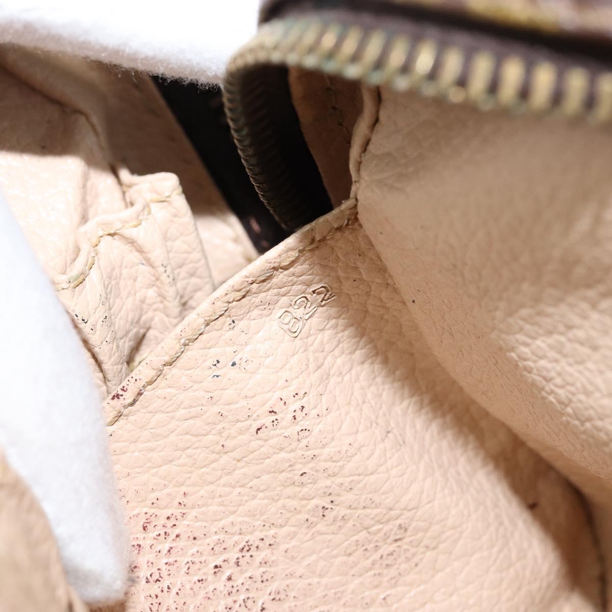 LOUIS VUITTON Monogram Trousse Toilette 18 Pouch M47526 LV Auth 147022