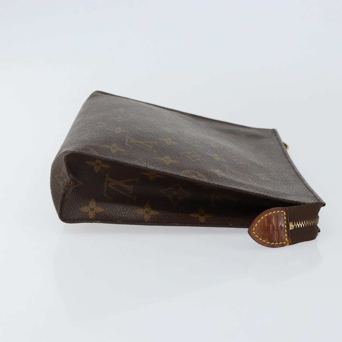 LOUIS VUITTON Monogram Poche Toilette 26 Pouch M47542 LV Auth 147029