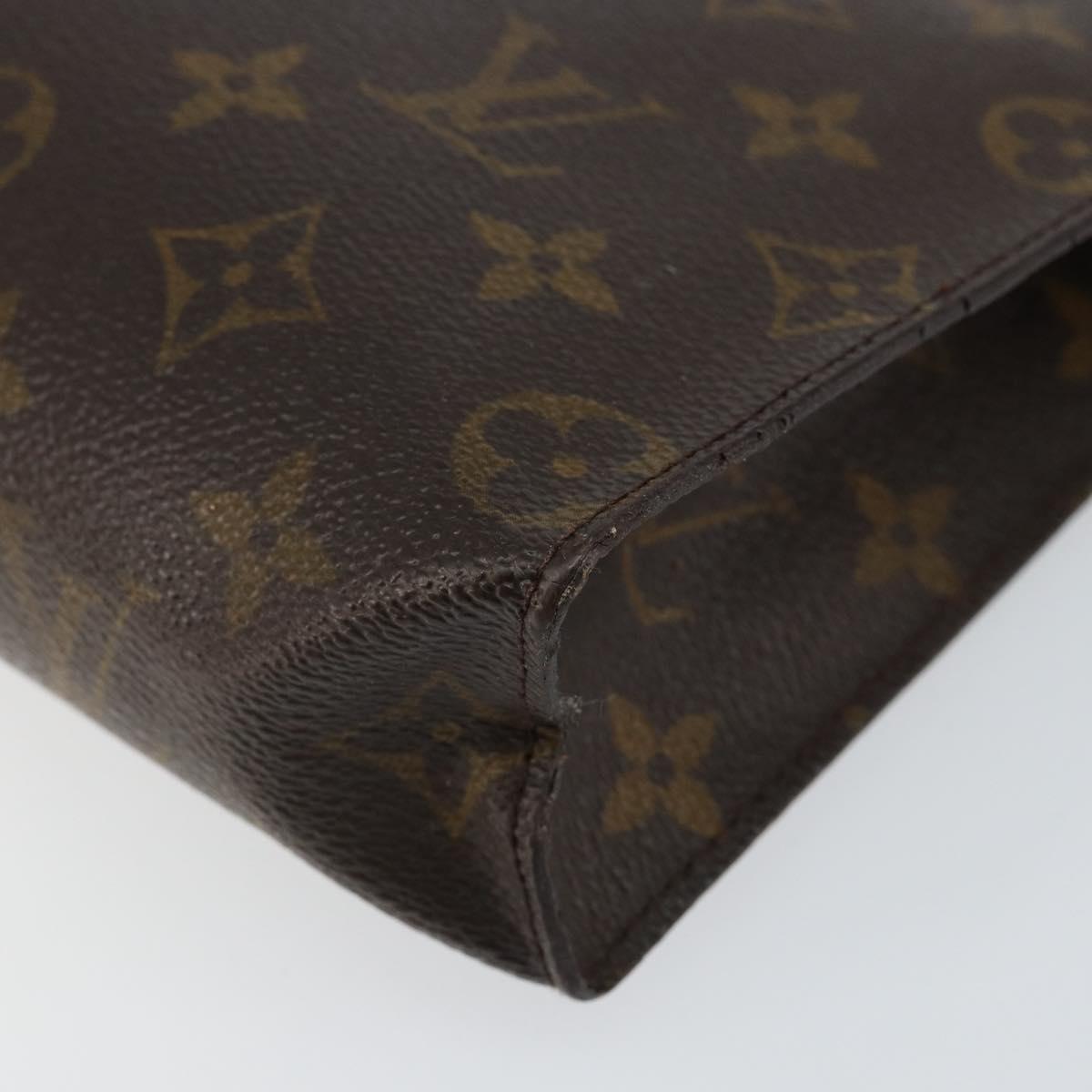 LOUIS VUITTON Monogram Poche Toilette 26 Pouch M47542 LV Auth 147029