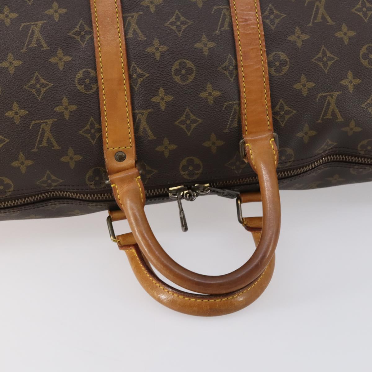 LOUIS VUITTON Monogram Keepall Bandouliere 45 Boston Bag M41418 LV Auth 147031