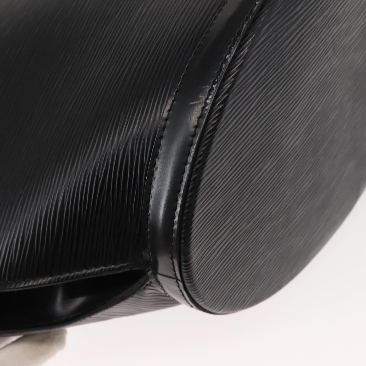 LOUIS VUITTON Epi Saint Jacques Shopping Shoulder Bag Black M52262 Auth 147032