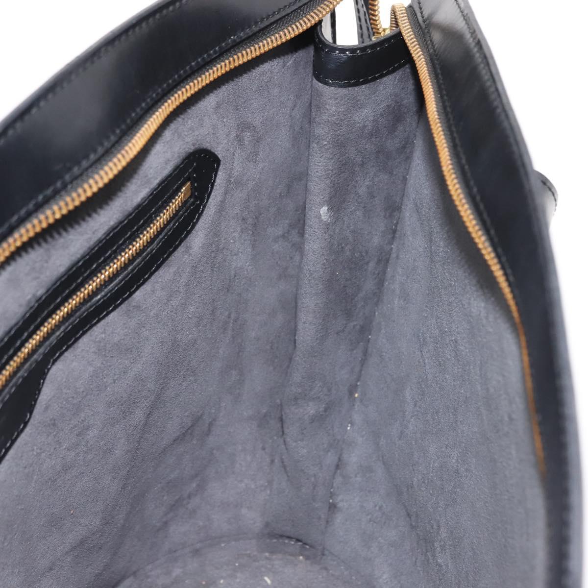 LOUIS VUITTON Epi Saint Jacques Shopping Shoulder Bag Black M52262 Auth 147032