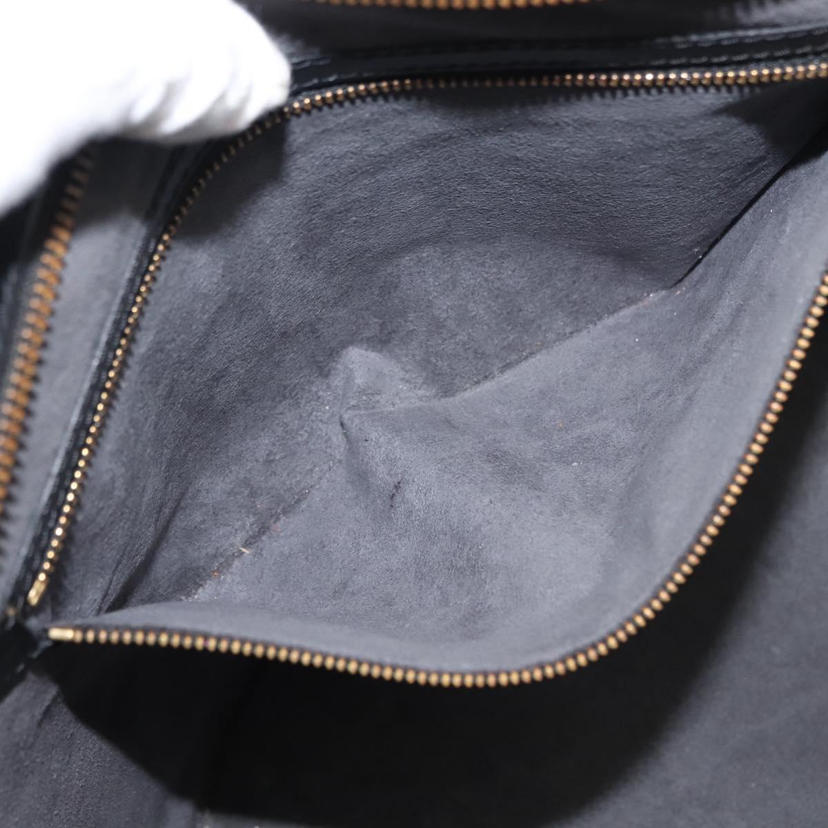 LOUIS VUITTON Epi Saint Jacques Shopping Shoulder Bag Black M52262 Auth 147032