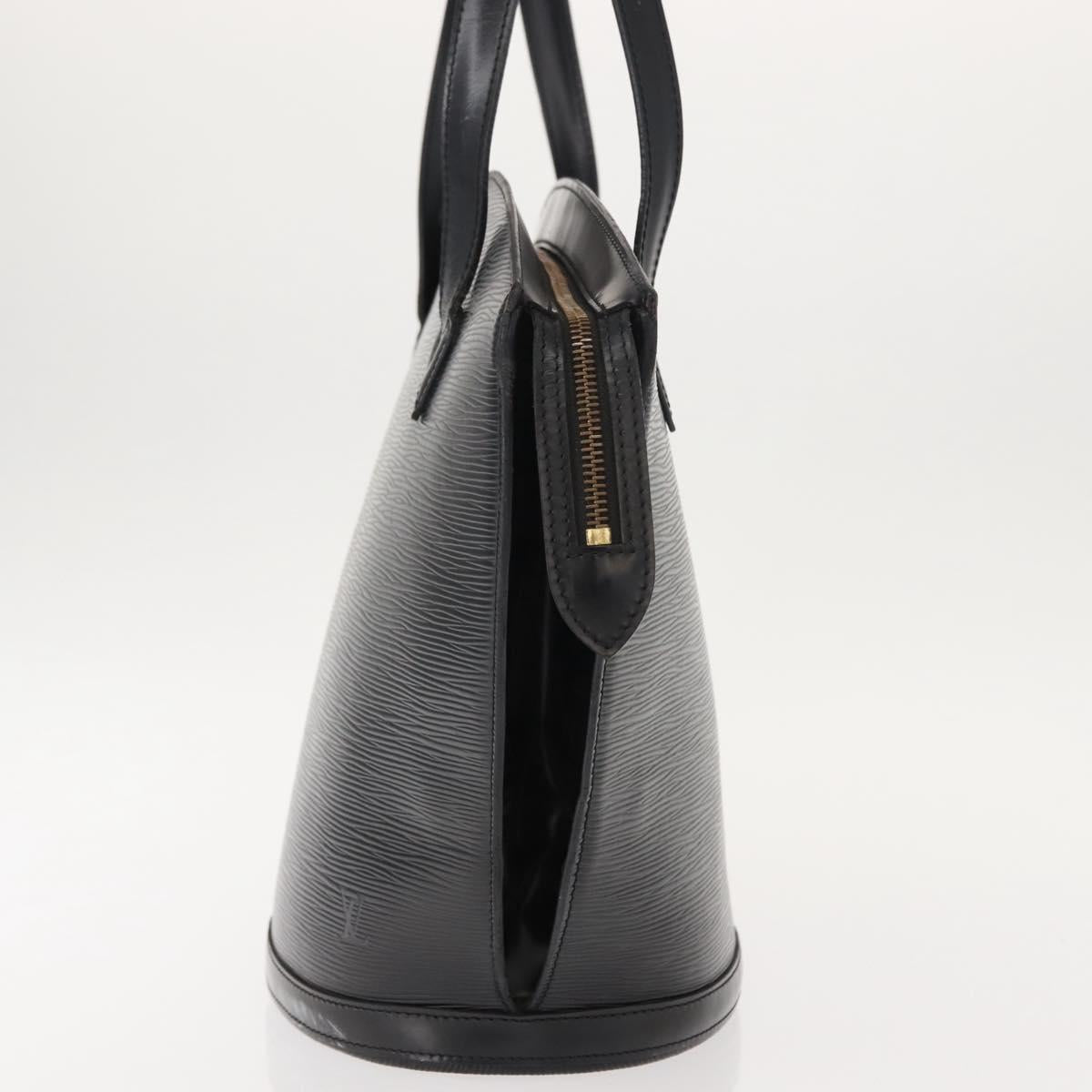 LOUIS VUITTON Epi Saint Jacques Shopping Shoulder Bag Black M52262 Auth 147032